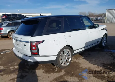 2016 Land Rover Range Rover 5.0L V8 Supercharged z USA, uszkodzony, nr VIN SALGS3EF4GA257683